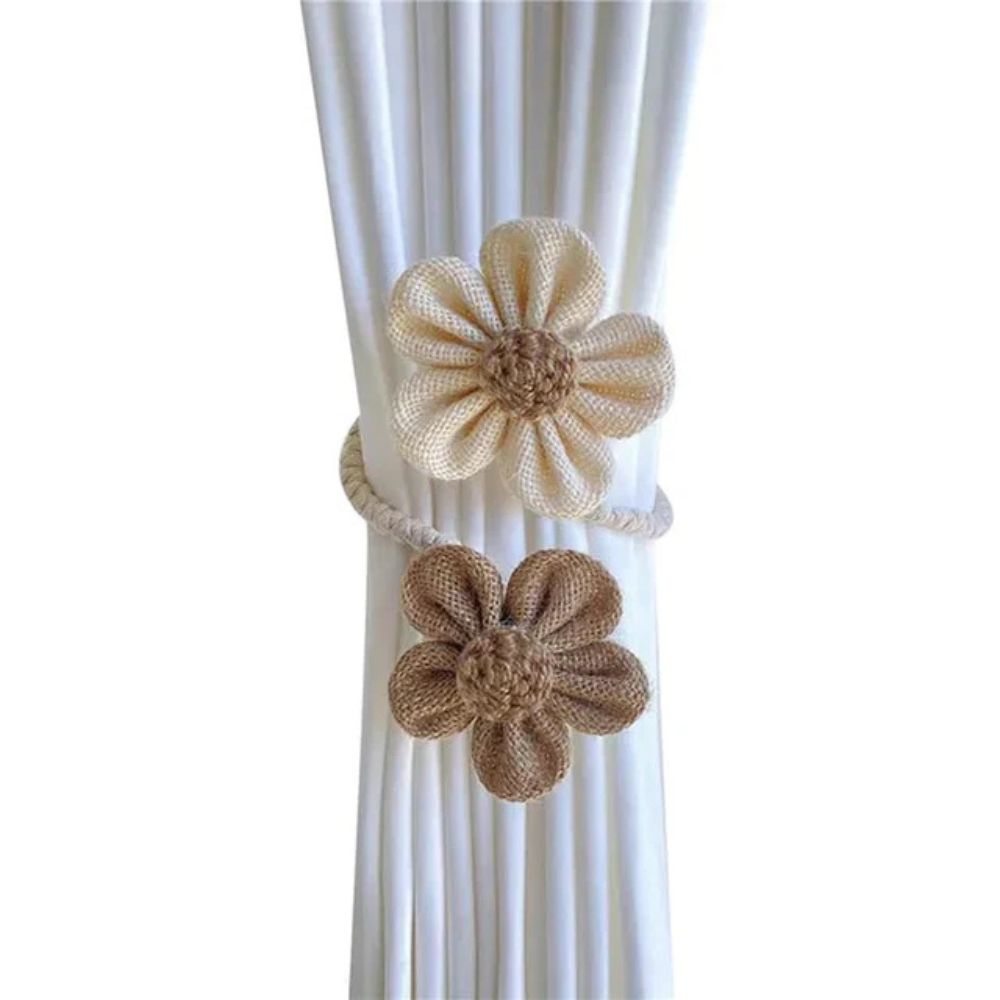 Charming Floral Curtain Holdbacks | Set of 2