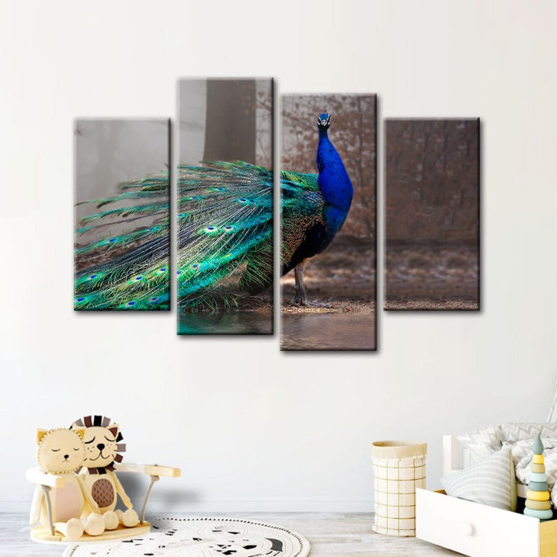 Serene Water's Edge - 4-Piece Canvas Art Set