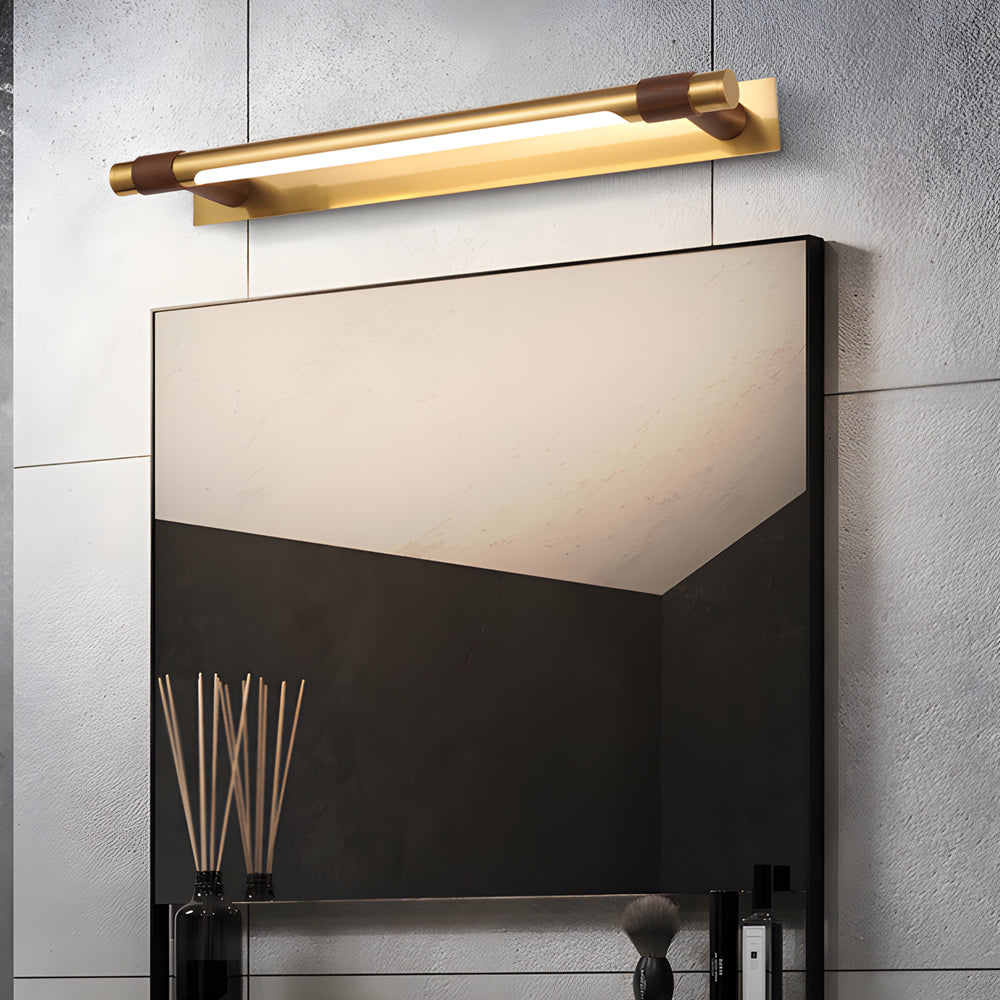 Rotatable 120° Flush-Mount Vanity Light for Bathroom with Linear Design