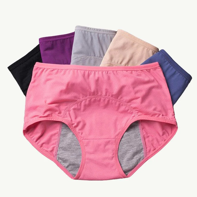 High-Waisted Leak-Proof Panties (Plus Sizes)