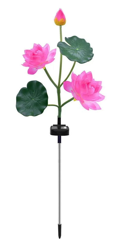 Solar Garden Lotus Light | LED Flower Lamp | Waterproof IP65 | Outdoor Use