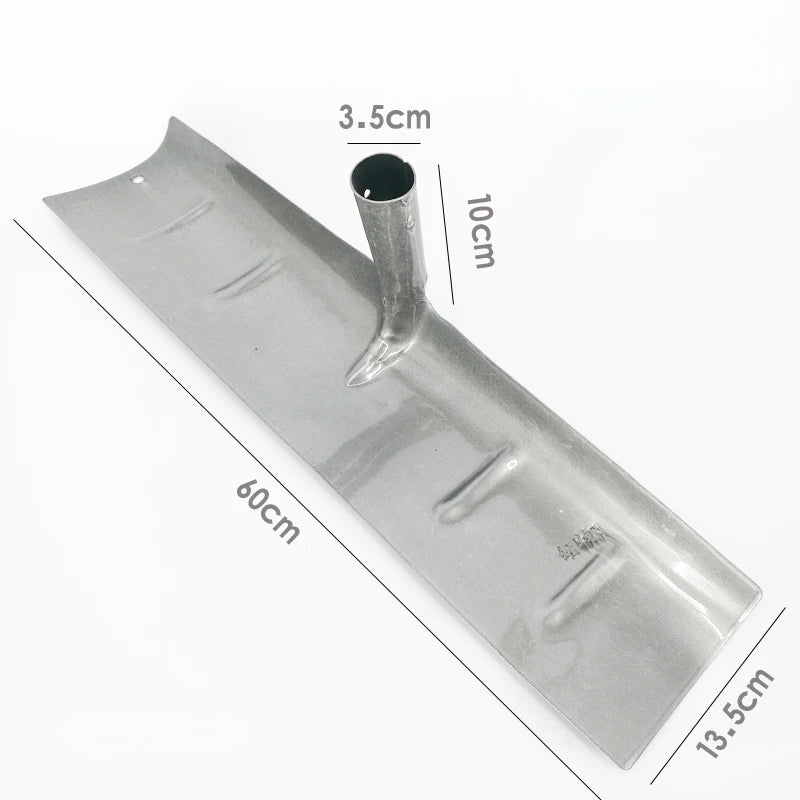 Heavy-Duty Farm Scraper & Snow Shovel | Steel Blade for Manure, Snow & Yard Cleaning