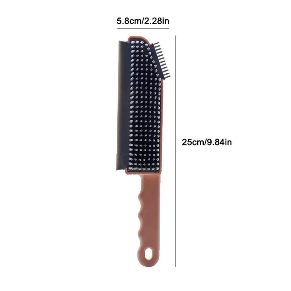 Versatile 3-in-1 Home Cleaning Tool with Scraper & Brush