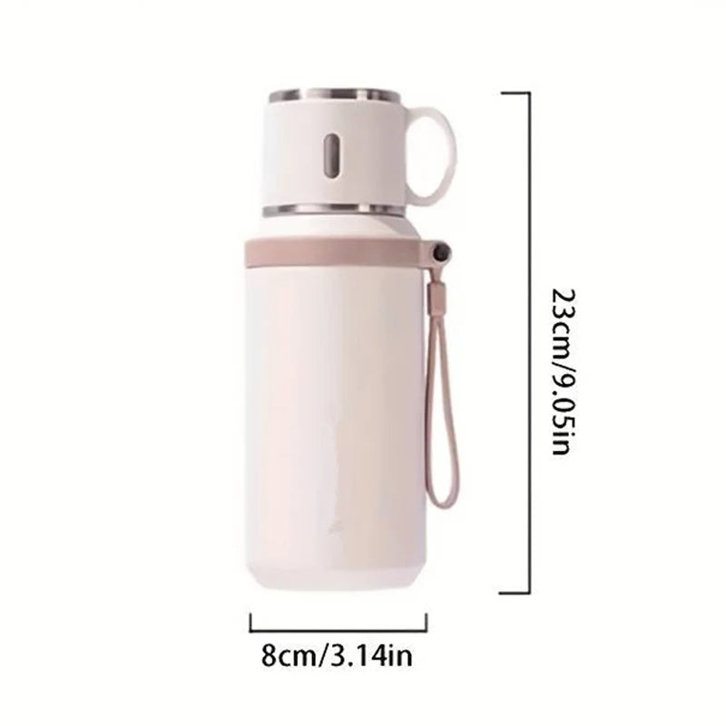 600ml Stainless Steel Travel Mug | Leak-Proof Thermos for Coffee & Tea