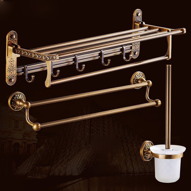 Brass Bathroom Hardware Set – Traditional Accessory Fixtures