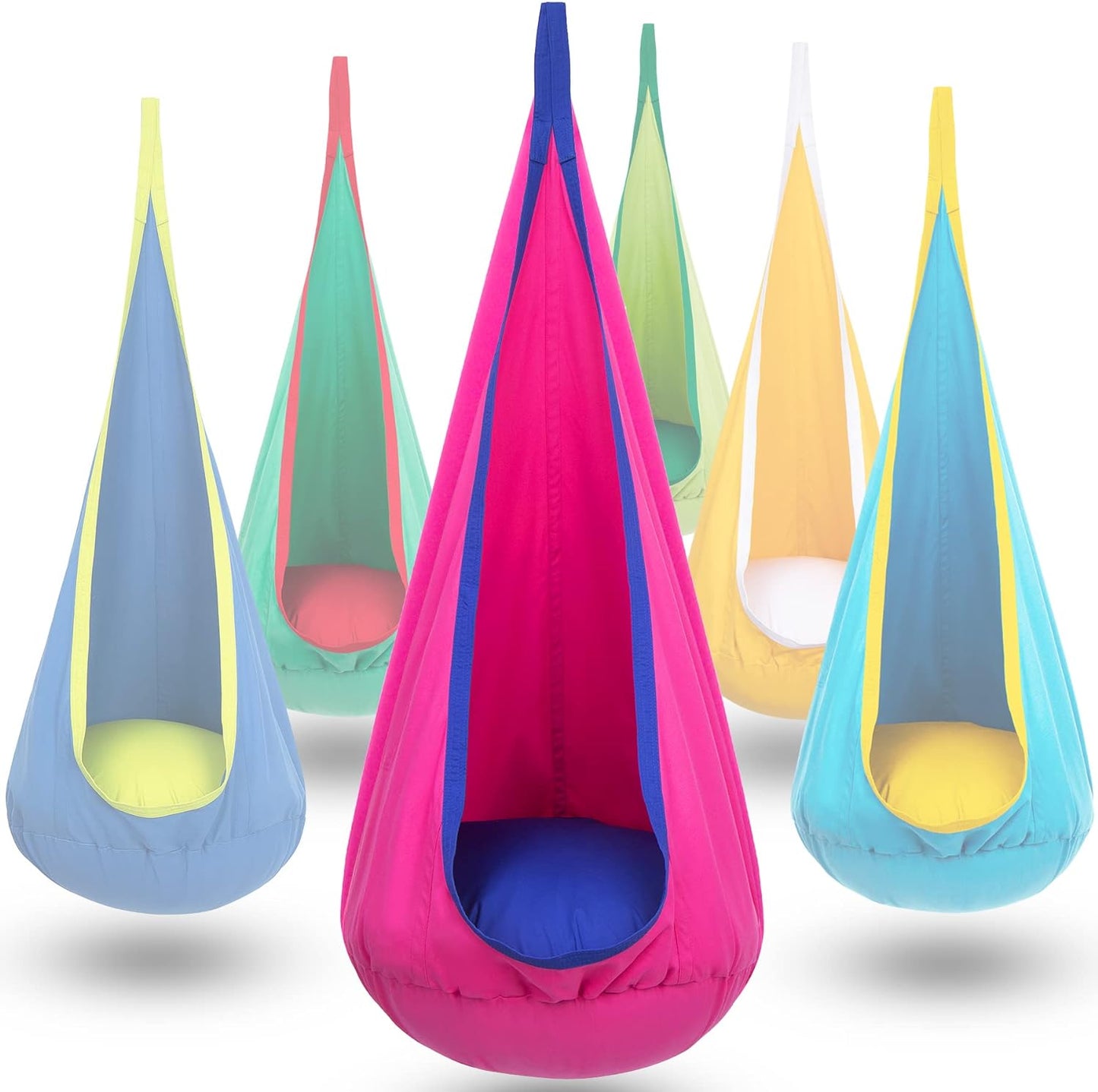 Hanging Chair in Cotton Blend - Comfortable & Versatile for Indoor & Outdoor