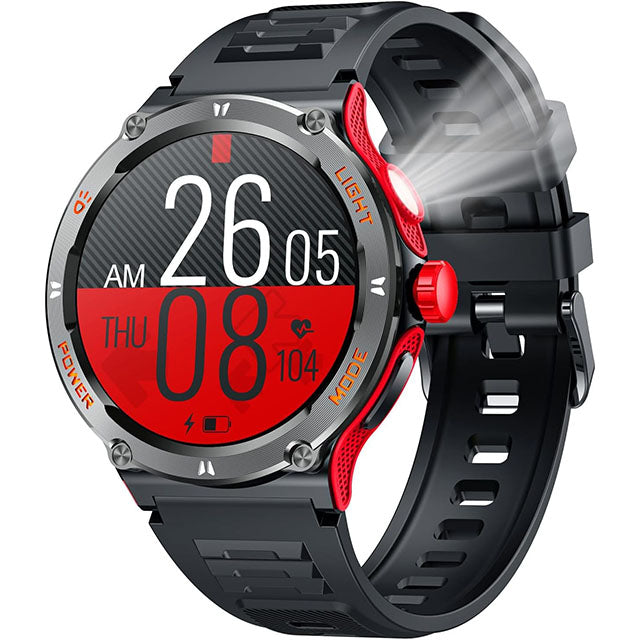 GPS Touchscreen Sport Watch for Men with LED Light and Compass