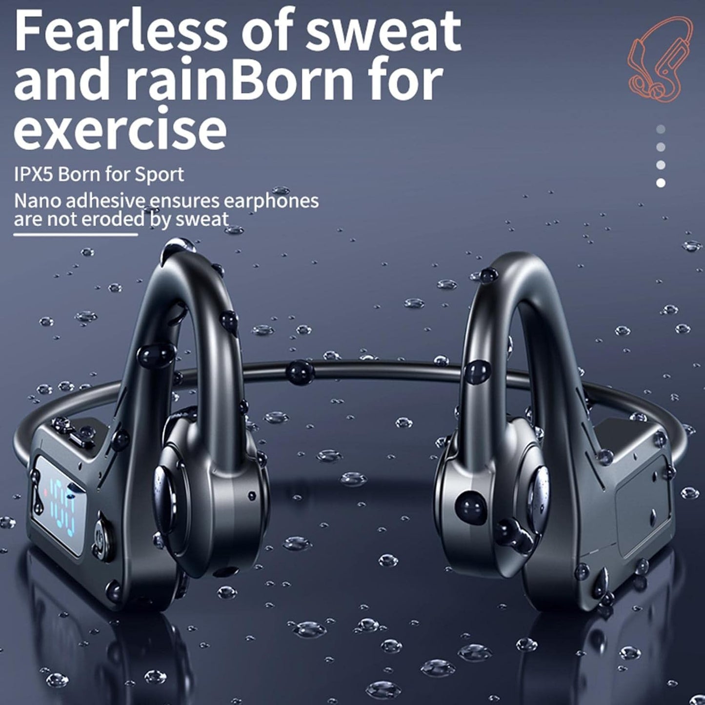 Wireless Open-Ear Headphones Featuring Bone Conduction Technology
