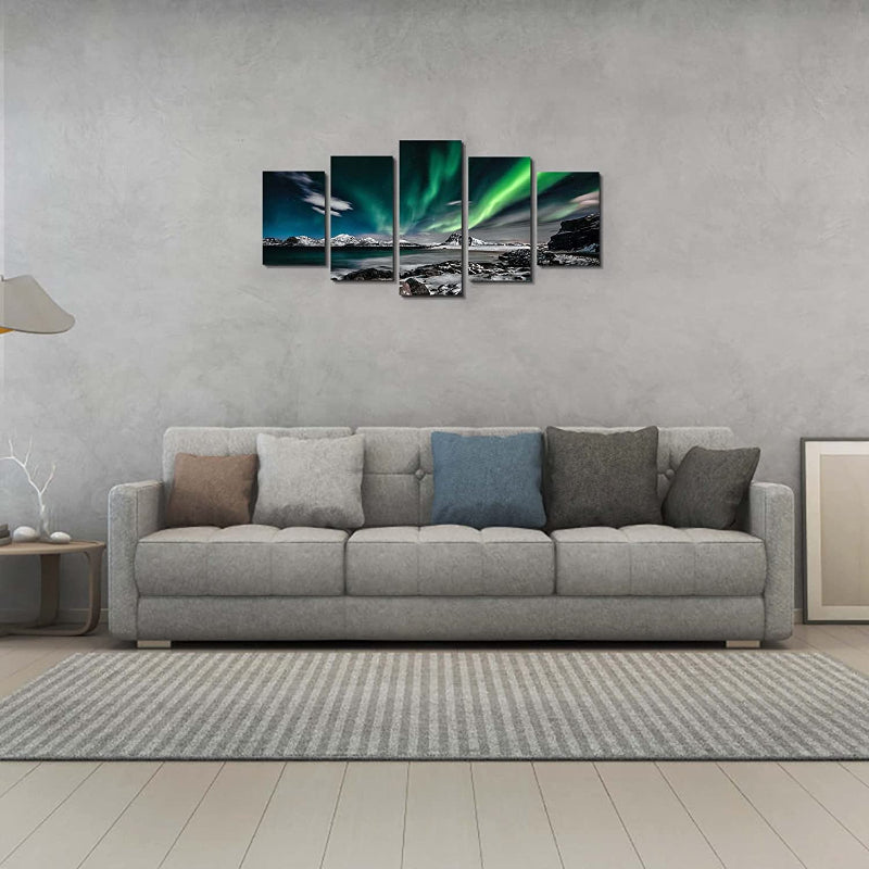 Stunning 5-Piece Coastal Canvas Art Set for Home Décor