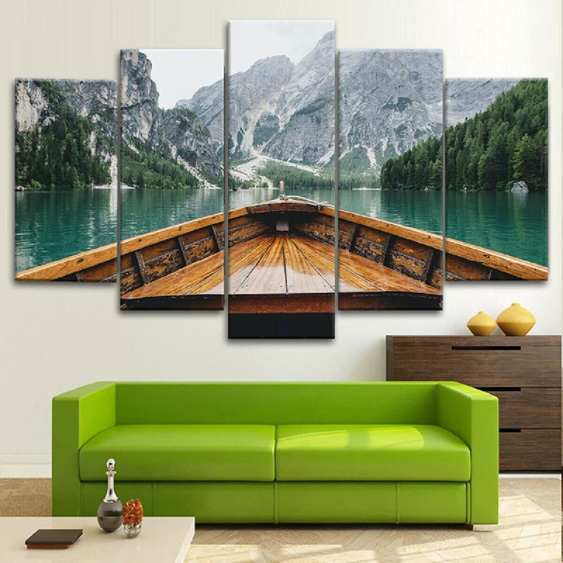 Stunning 5-Piece Mountain View Canvas Art Collection