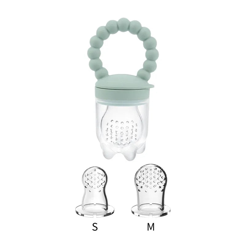 Smart Baby Food Feeder with Teething Ring - BPA Free