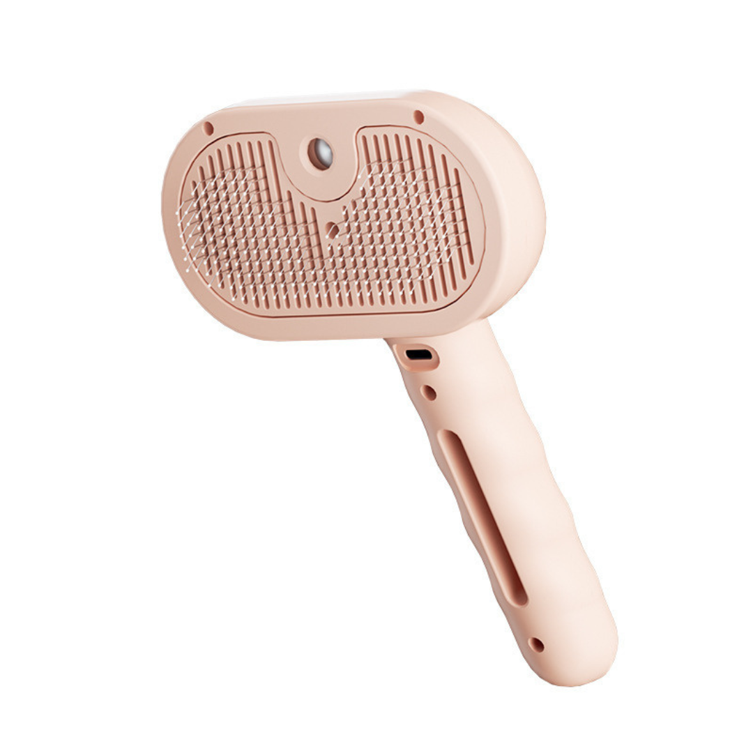 Steam Grooming Brush for Cats and Dogs - Gentle Pet Care Tool