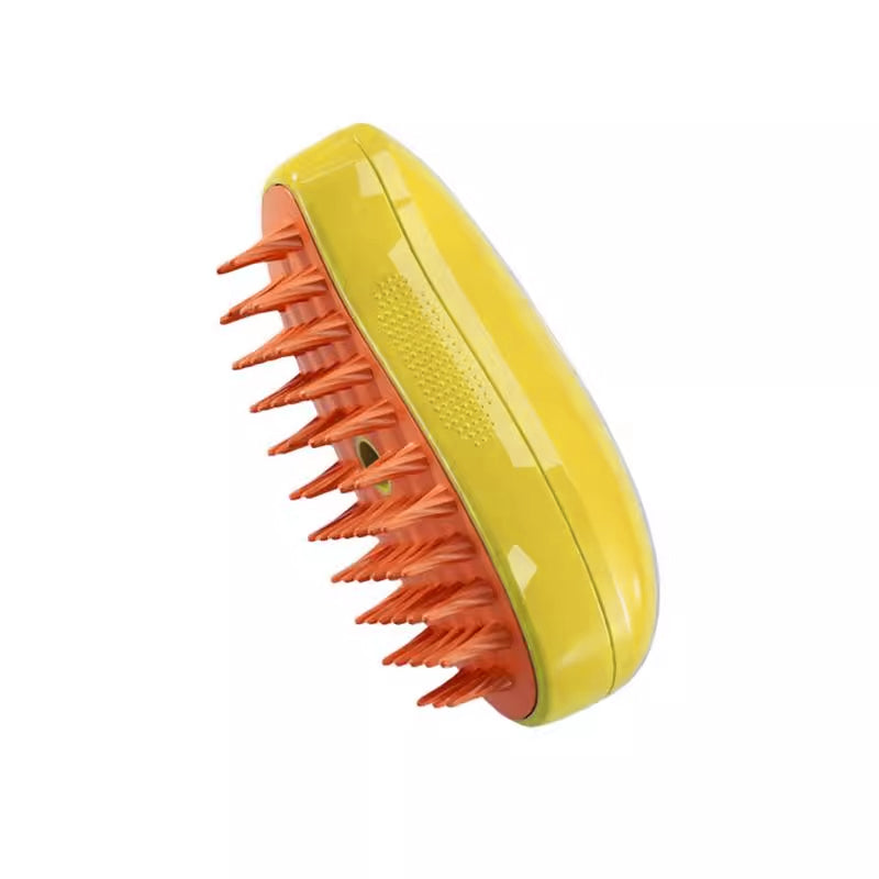Pet Grooming Brush with Built-In Spray Function