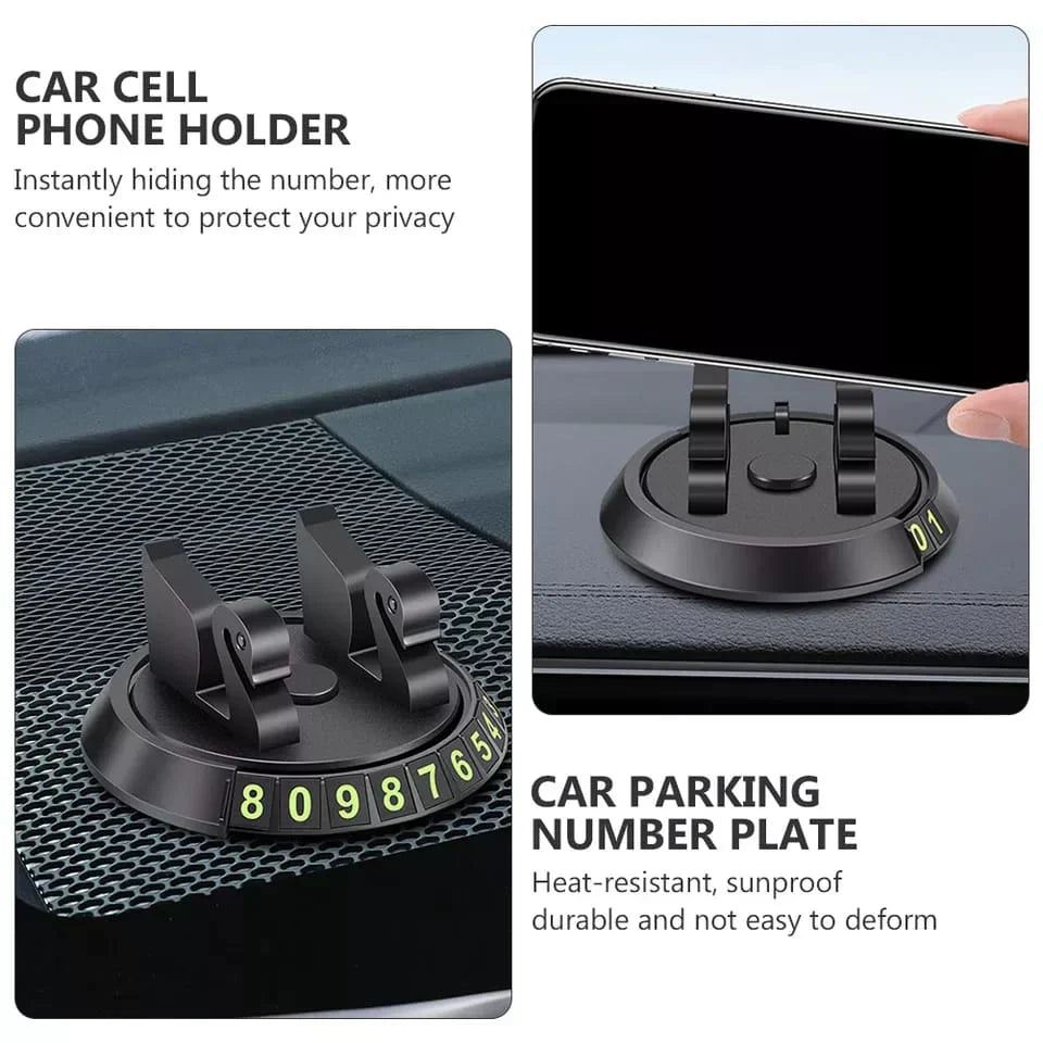 Versatile 360° Dashboard Phone Mount for Cars