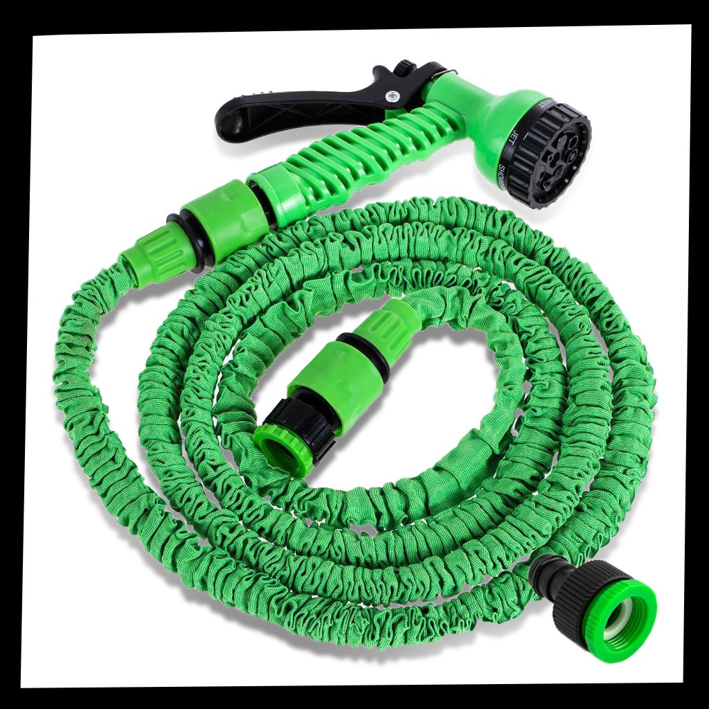 Expandable Garden Hose with Spray Nozzle