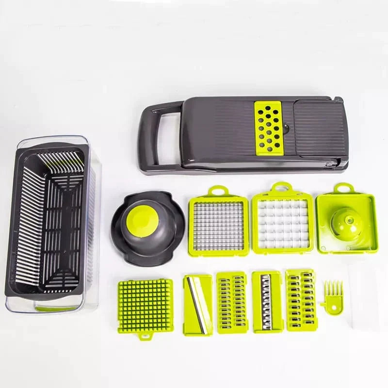 12-in-1 Ultimate Veggie Prep Tool with Interchangeable Blades