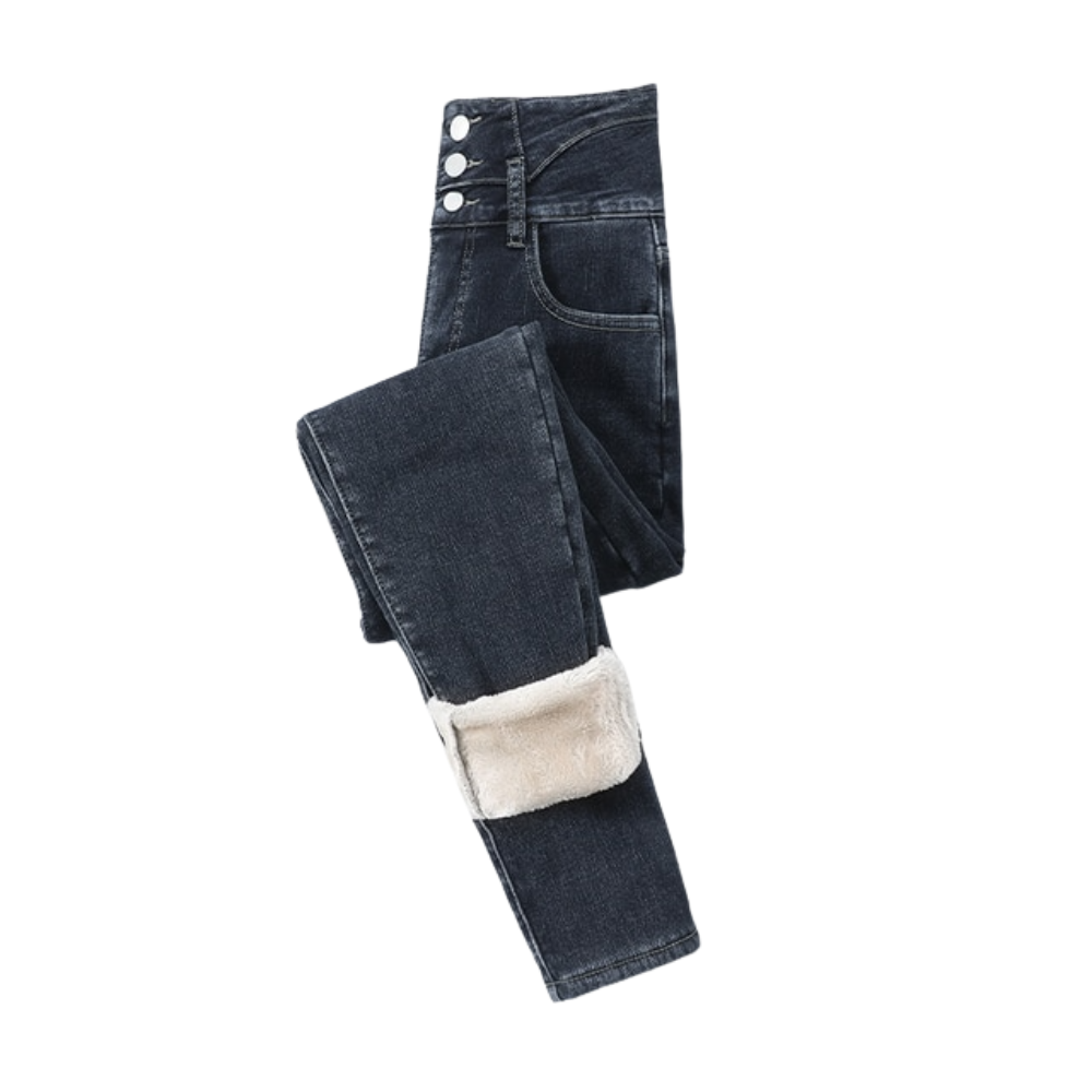 Thick Skinny Pants for Women - Winter Jeans