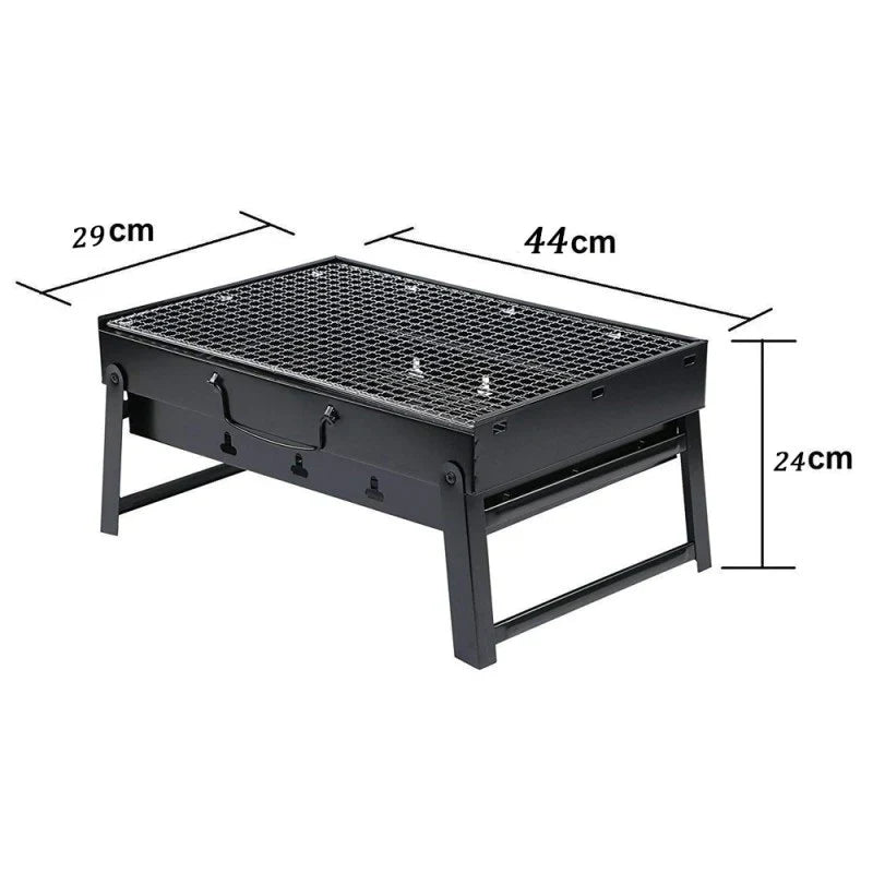 Portable and Foldable BBQ Grill for Outdoor Cooking