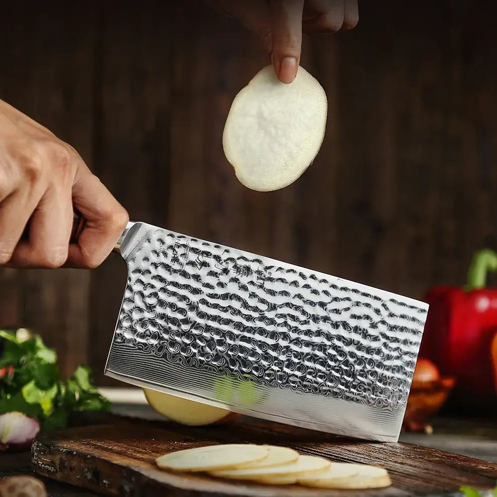 Damascus Steel Slicing Knife – 73 Layers of Powdered Steel