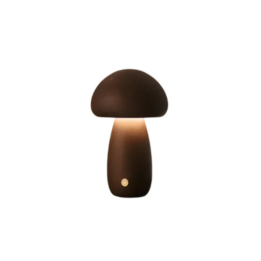 Wooden Desk Lamp with Rechargeable Battery