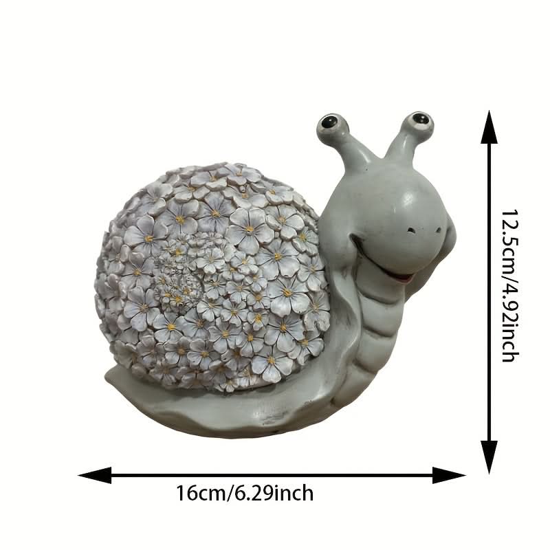 Solar Light for Garden - Snail Design Decorative Statue
