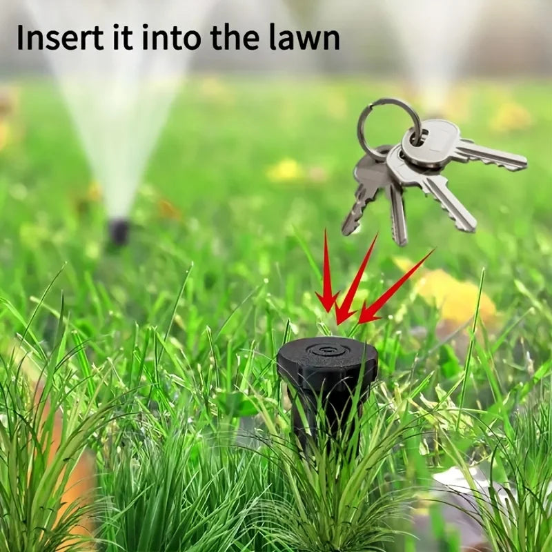 Underground Key Safe with Realistic Sprinkler Design for Gardens
