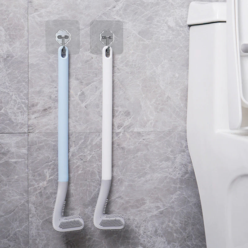 EffortlessClean - 360-Degree Toilet Brush with Extended Handle