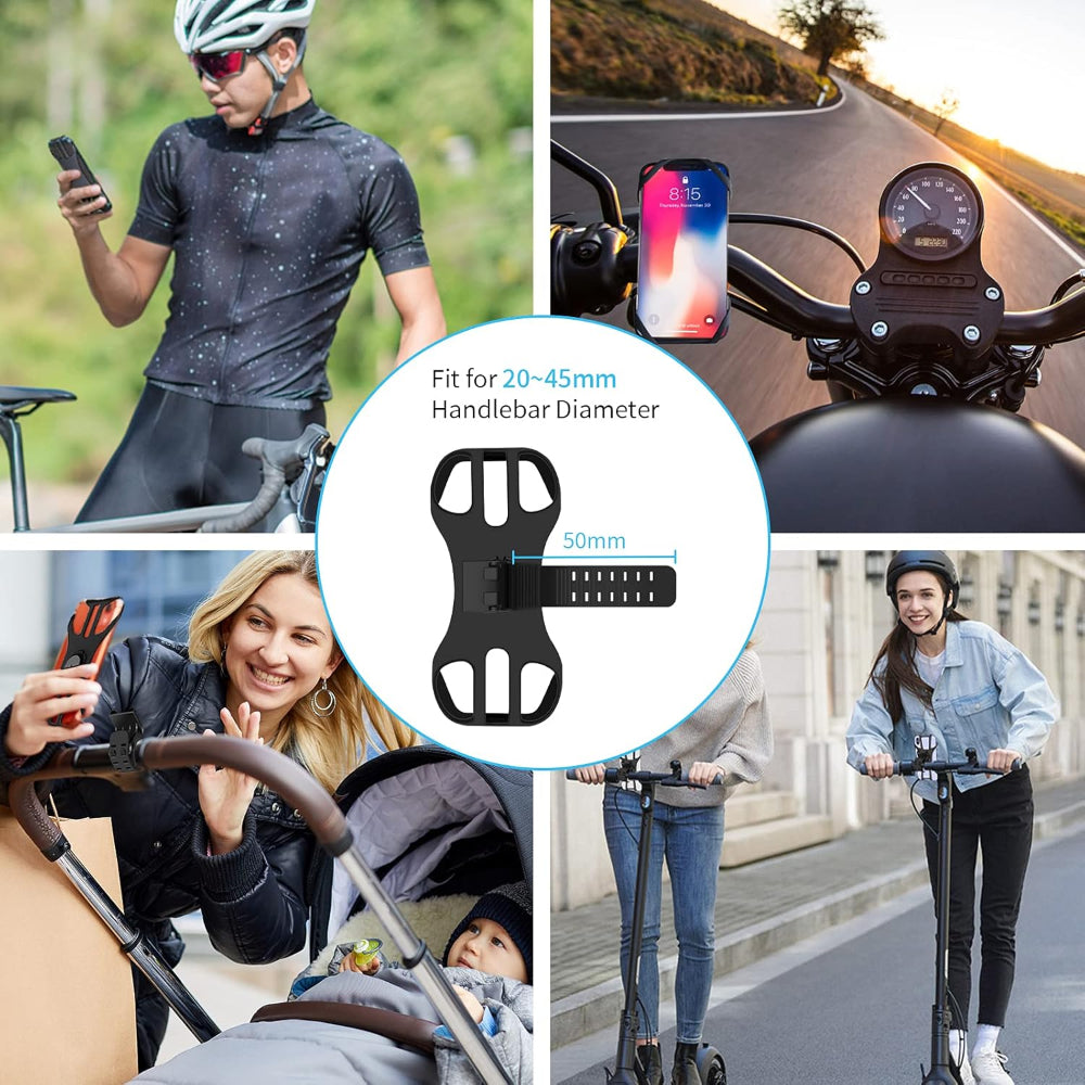 360° Rotating Removable Phone Holder for Bicycles