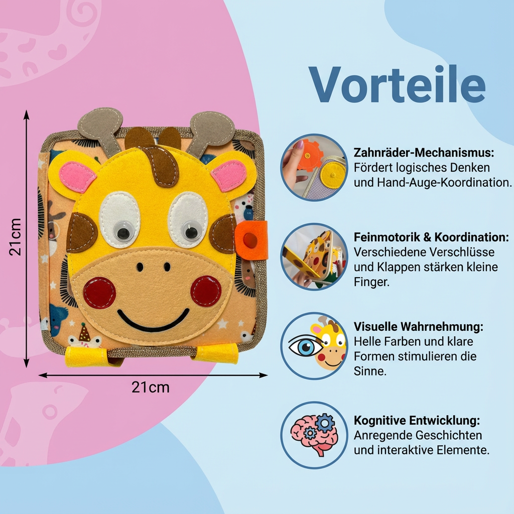 Montessori Sensory Giraffe Storybook