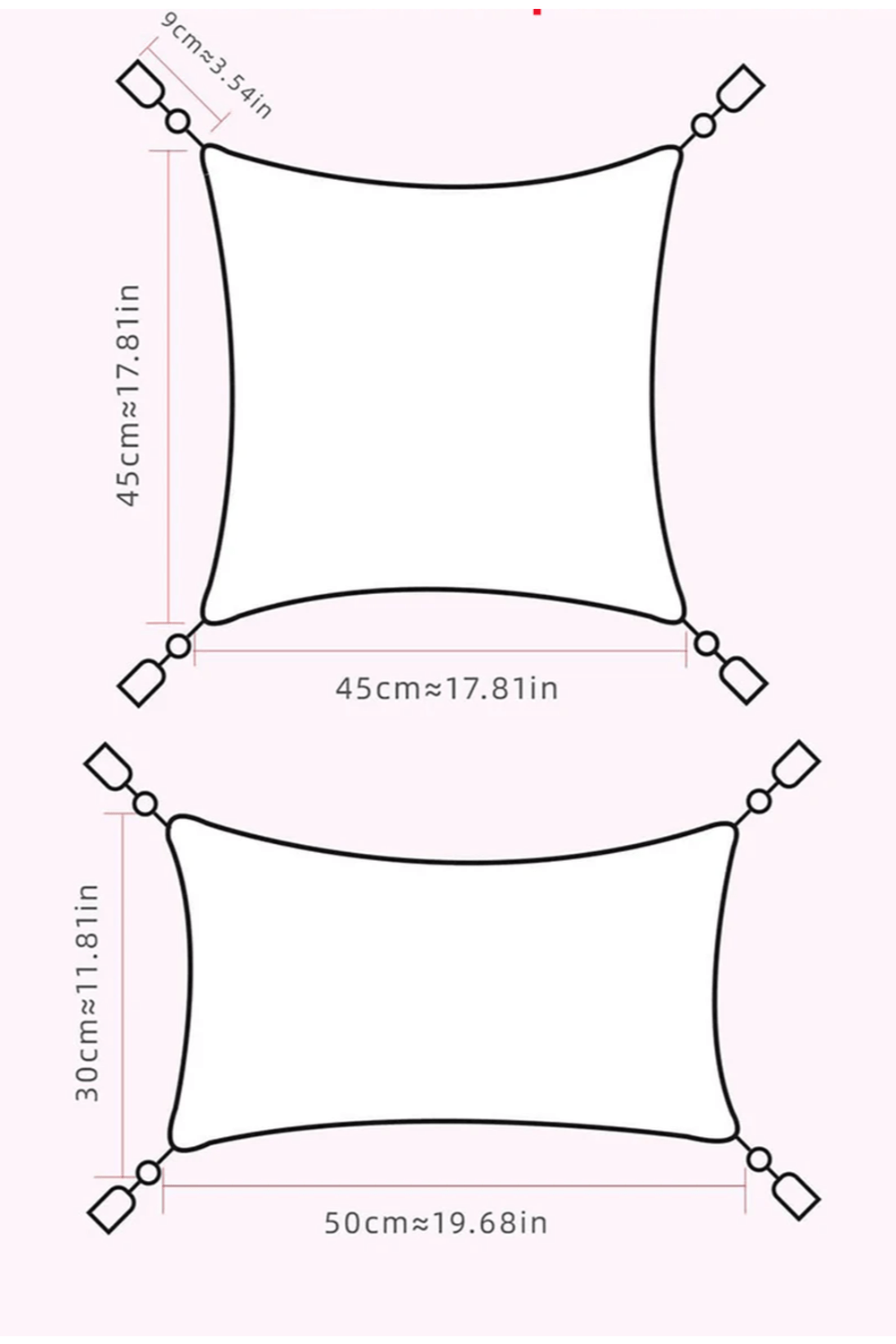 Geometric Arch Design Cushion Cover