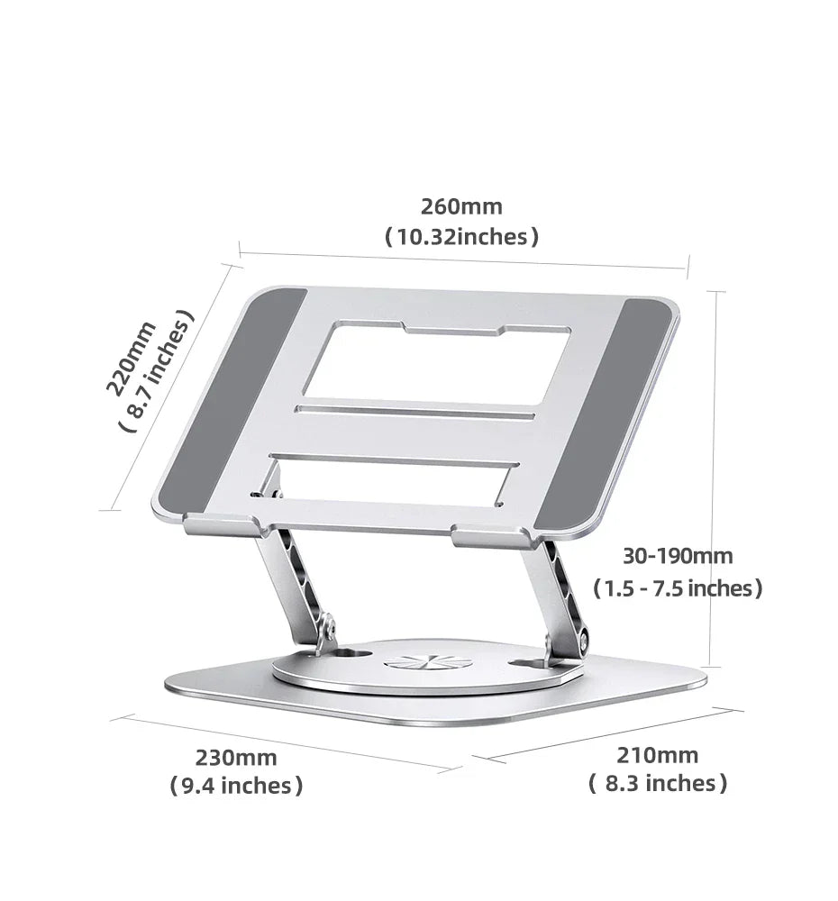 Versatile 360-Degree Rotating Laptop Stand
