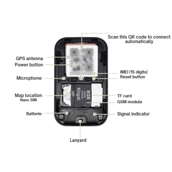 Motorcycle GPS Tracker - Waterproof, Magnetic, No Subscription Needed for Global Use