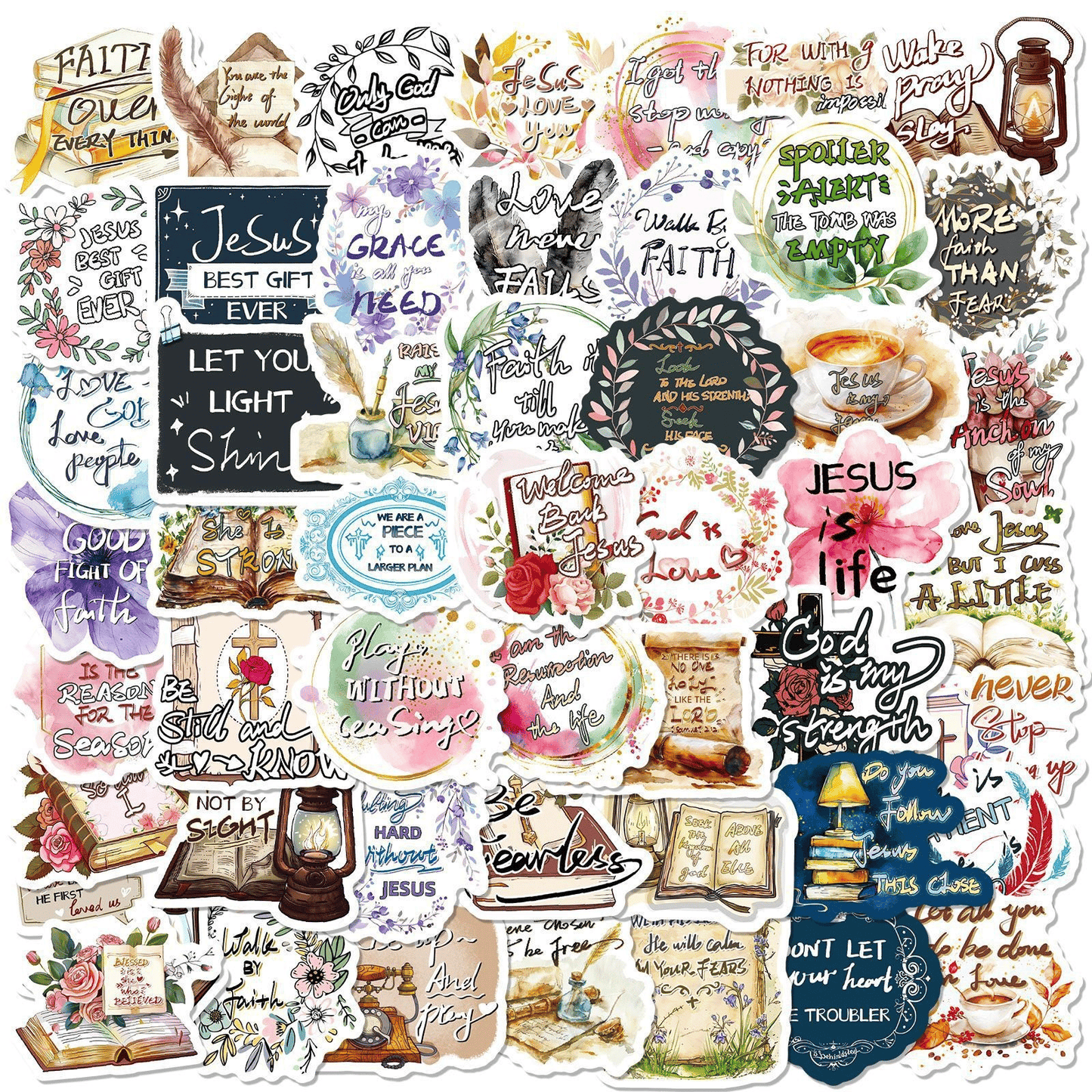Inspirational Bible Sticker Set