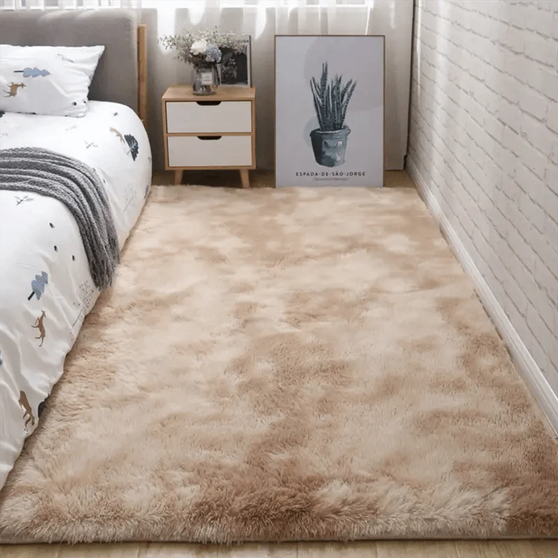 Soft Area Rug | Plush & Non-Slip | Tie-Dye Pattern | 31x47 inches