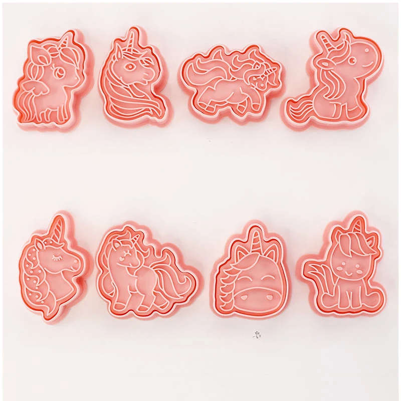 8-Piece Fun Character Cookie Cutter Set for Creative Baking