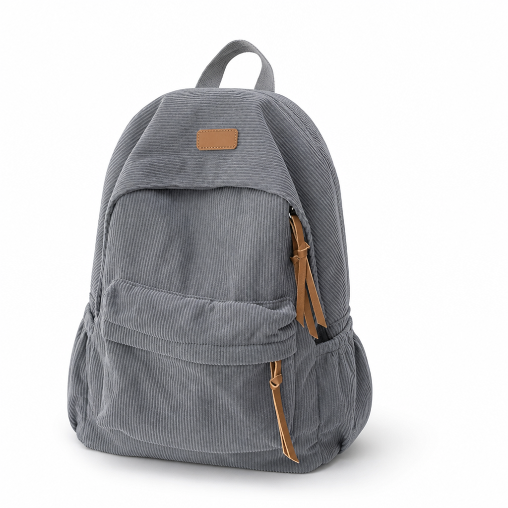 Spacious Corduroy Backpack for Everyday Adventures