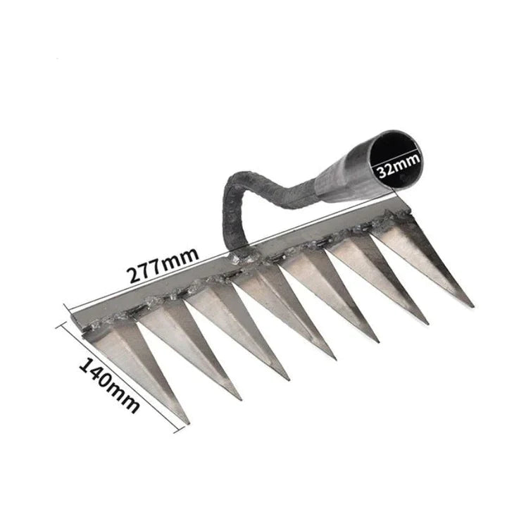 Heavy-Duty Iron Weeder Tool for Garden Maintenance