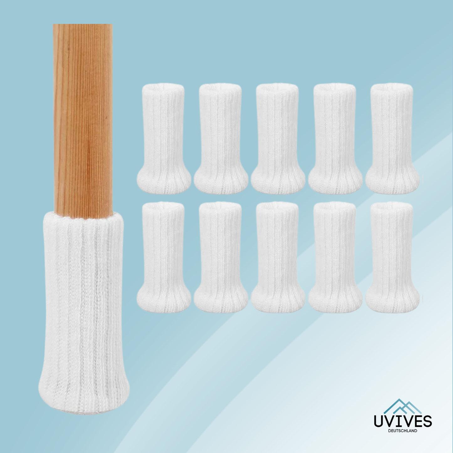 5+5 FREE | Floor Protector - Sound Dampening for Floors and Chairs