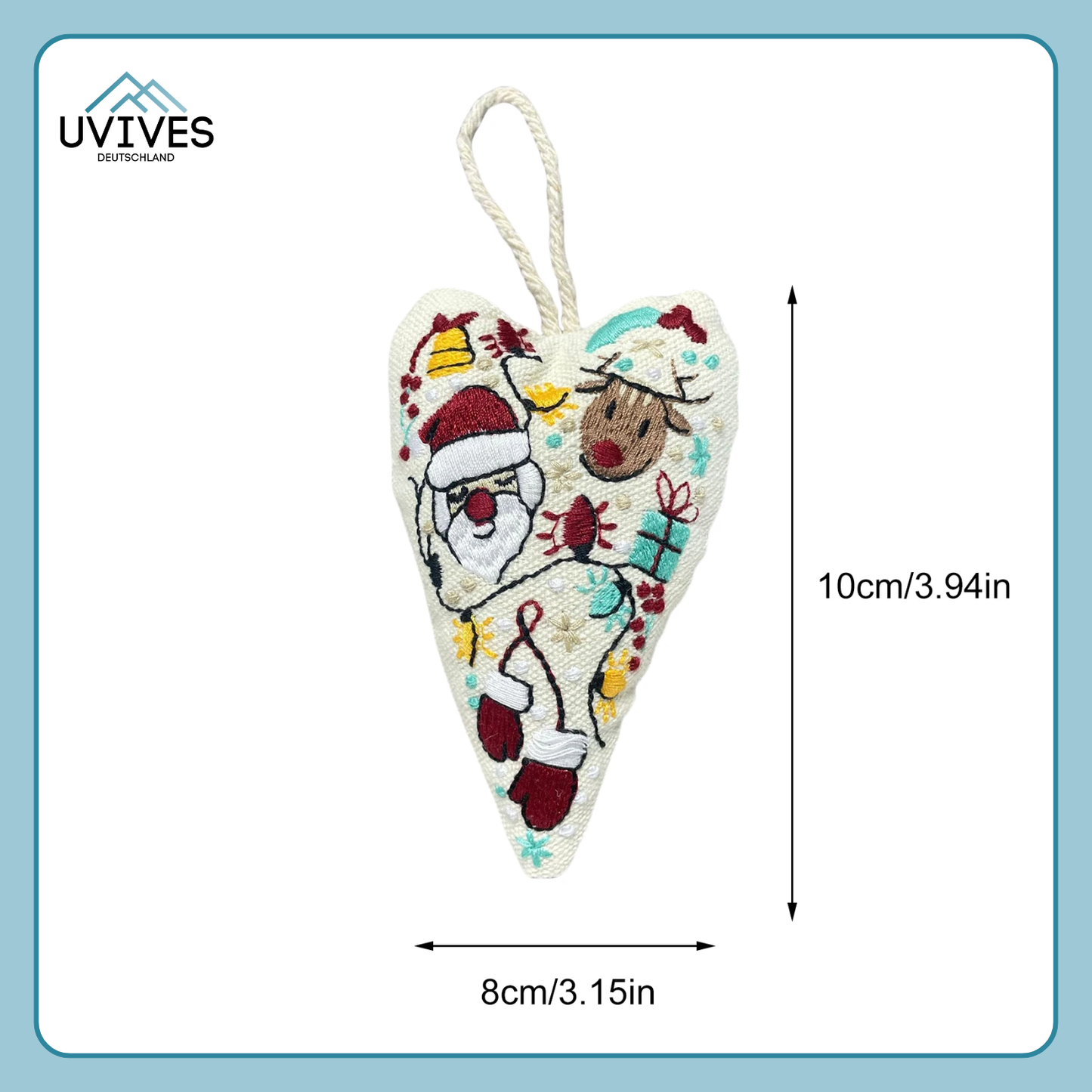Handcrafted Christmas Decoration with Love for Winter