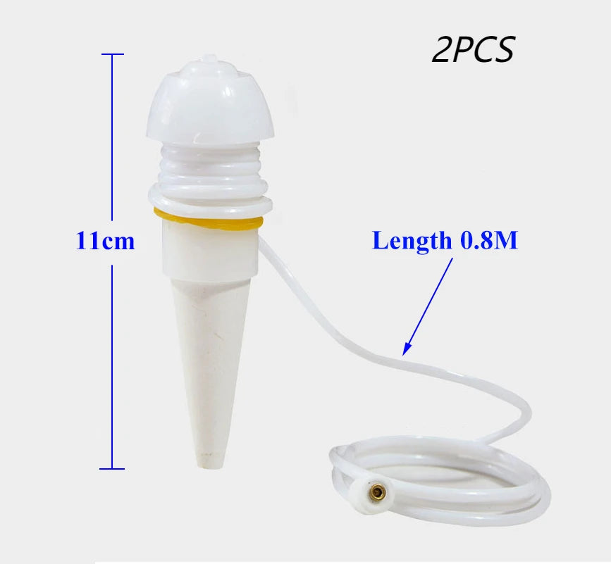 Self-Watering Ceramic Spikes Set – 2-Piece Automatic Drip Irrigation