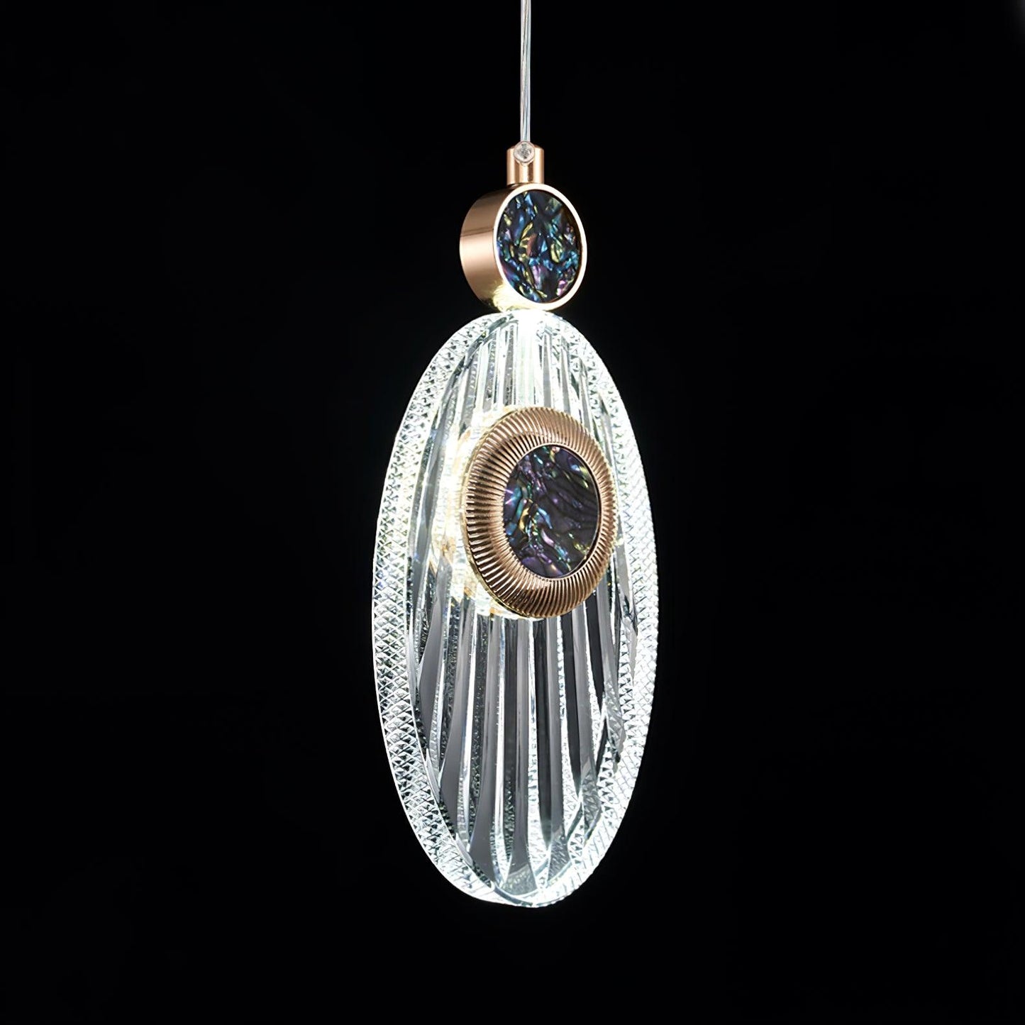 7.1' Acrylic Pendant Light Necklace