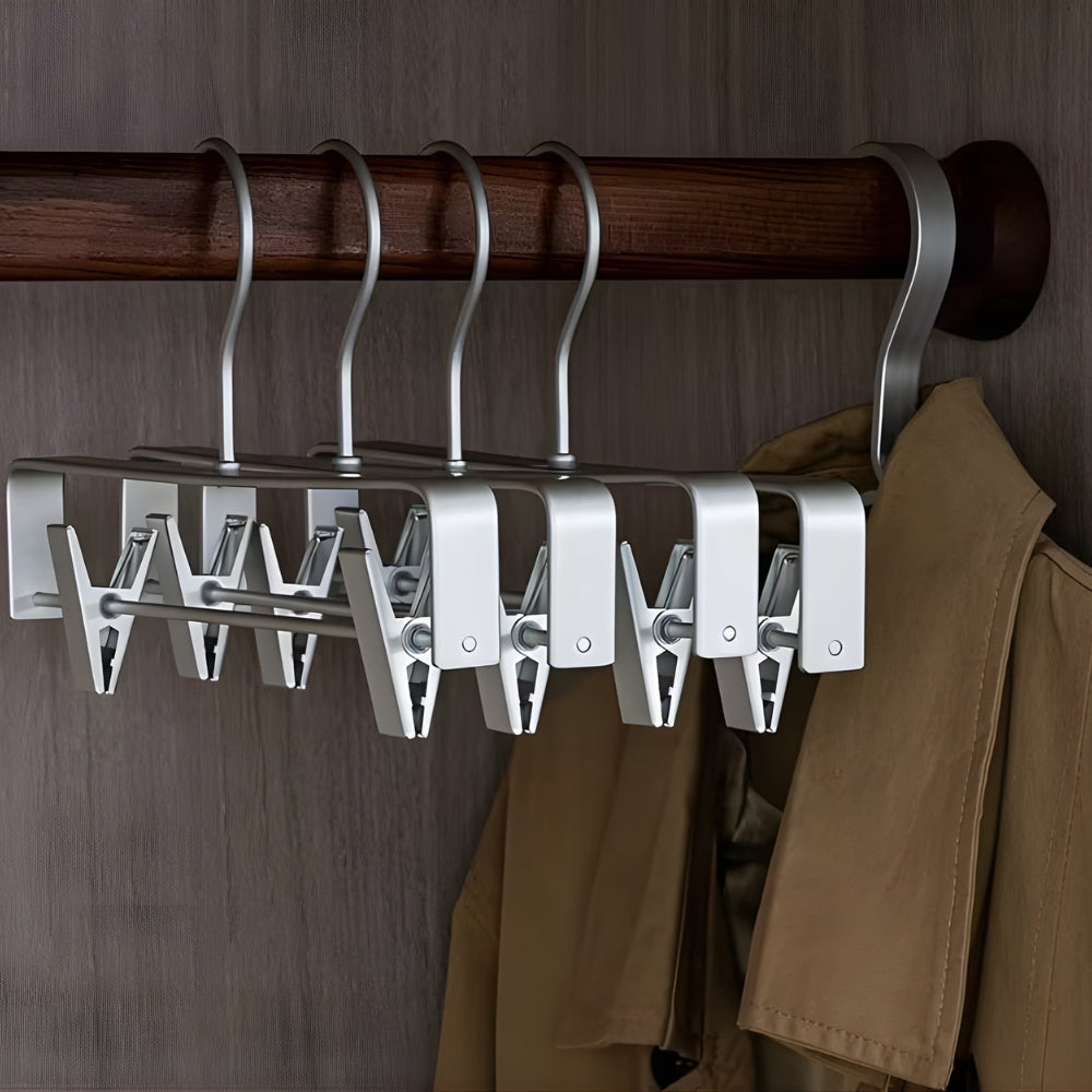 Space-Saving Hanger Set for Pants & Skirts | 5 Pack