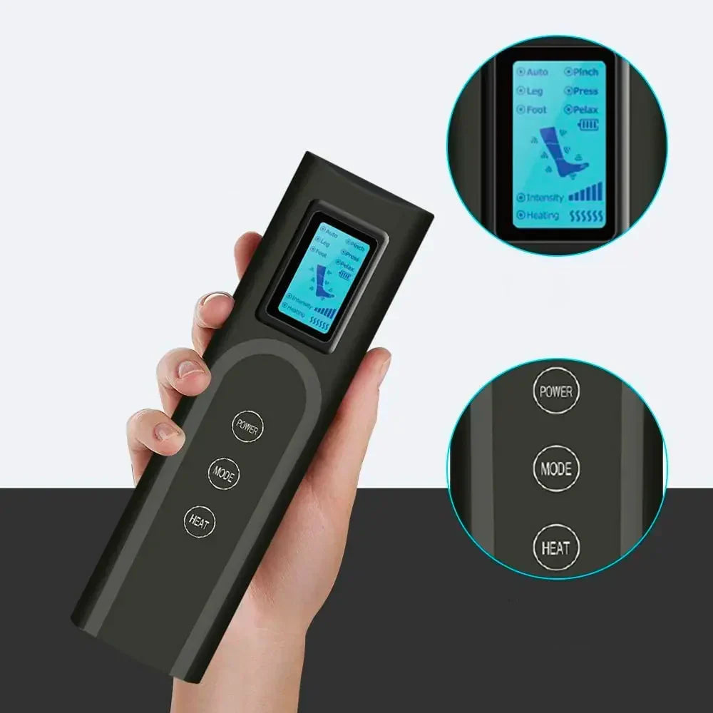Foot and Leg Massager with Heat for Relaxation