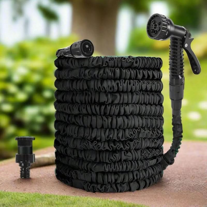 Expandable High-Pressure Garden and Car Hose with 360° Flexibility