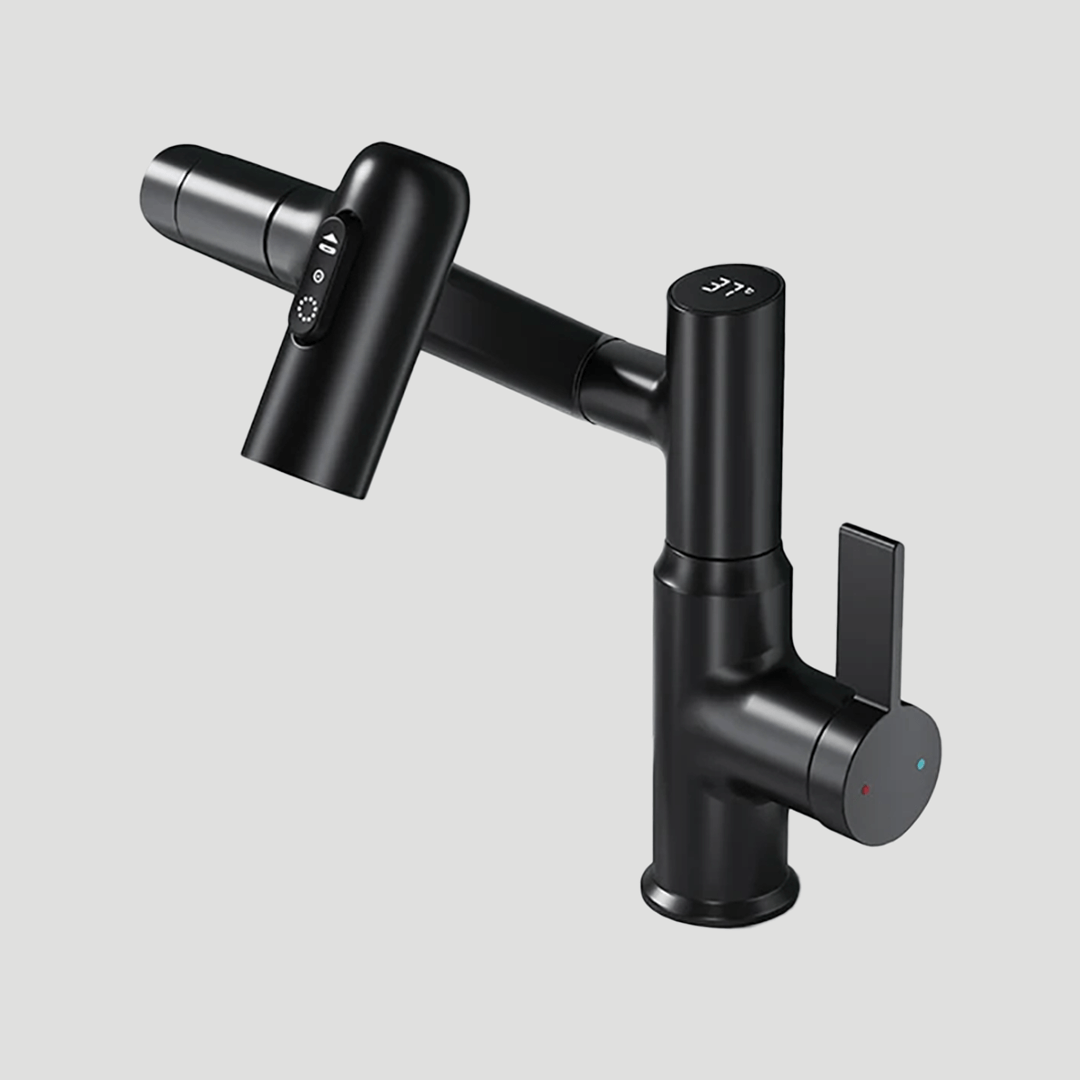 LED Faucet with 360° Rotation and Temperature Display