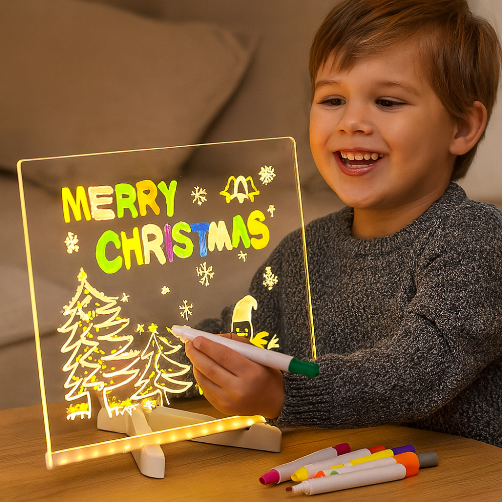LED Drawing Pad for Kids - Interactive Learning Toy