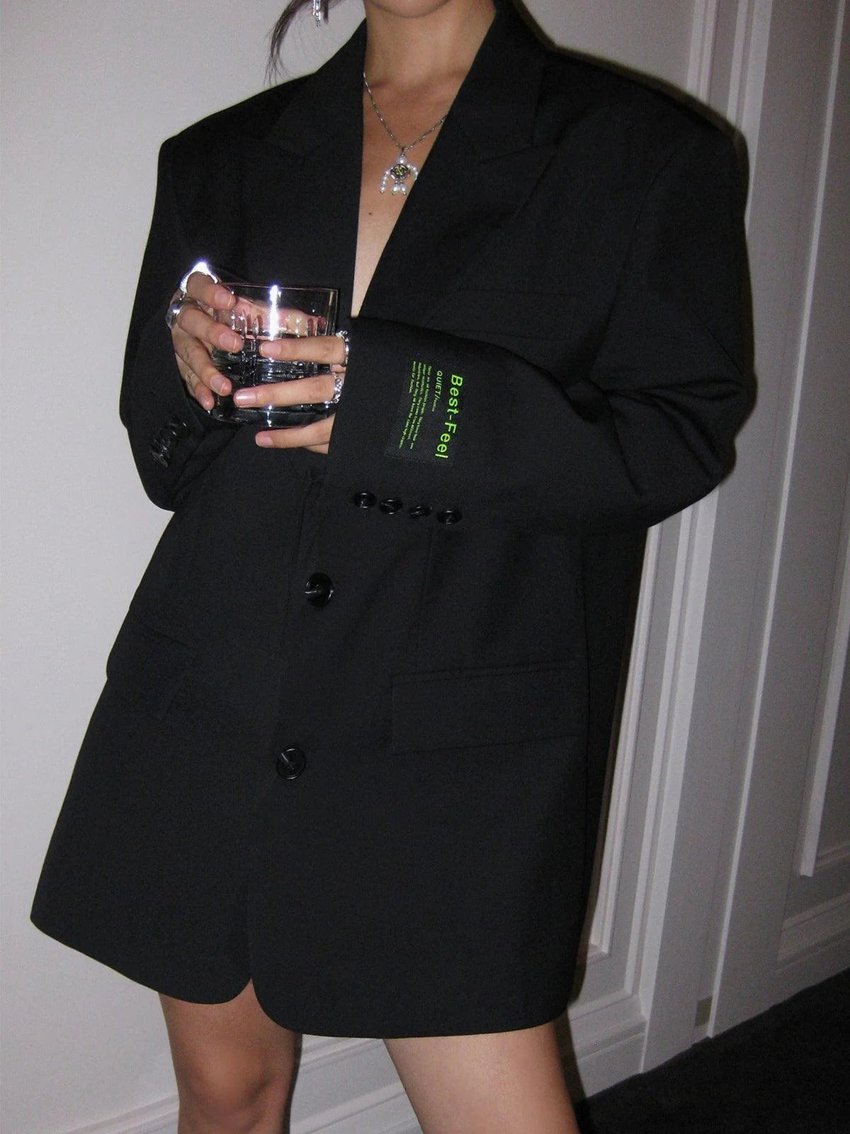 Women's Oversized Blazer with Classic Lapels | Perfect for Office or Outings