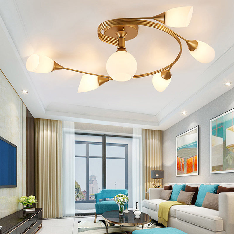 Floral Design Ceiling Lights in Scandinavian Style