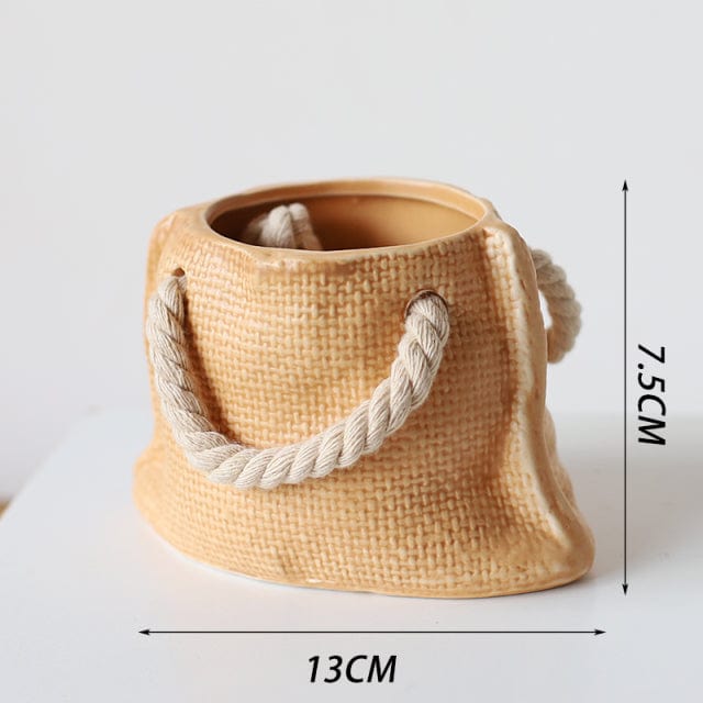 Decorative Plant Pots in Bag Shape