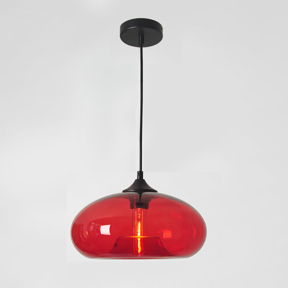 Glass Pendant Light Fixture